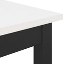 vidaXL Étkezőasztal Fehér 60 x 60 x 75 cm Tömör fenyőfa