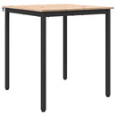 vidaXL Étkezőasztal Természetes 70 x 70 x 75 cm Tömör fenyőfa