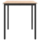 vidaXL Étkezőasztal Természetes 70 x 70 x 75 cm Tömör fenyőfa