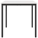 vidaXL Étkezőasztal Fehér 80 x 80 x 75 cm Tömör fenyőfa