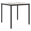vidaXL Étkezőasztal Fehér 80 x 80 x 75 cm Tömör fenyőfa