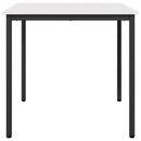 vidaXL Étkezőasztal Fehér 80 x 80 x 75 cm Tömör fenyőfa