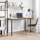 vidaXL Étkezőasztal Természetes 110 x 55 x 75 cm Tömör fenyőfa