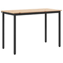 vidaXL Étkezőasztal Természetes 110 x 55 x 75 cm Tömör fenyőfa