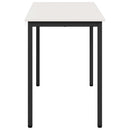 vidaXL Étkezőasztal Fehér 110 x 55 x 75 cm Tömör fenyőfa