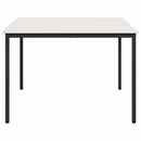 vidaXL Étkezőasztal Fehér 110 x 110 x 75 cm Tömör fenyőfa