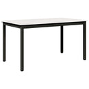 vidaXL Étkezőasztal Fehér 140 x 80 x 75 cm Tömör fenyőfa