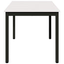 vidaXL Étkezőasztal Fehér 140 x 80 x 75 cm Tömör fenyőfa