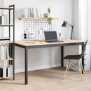 vidaXL Étkezőasztal Természetes 150 x 90 x 75 cm Tömör fenyőfa