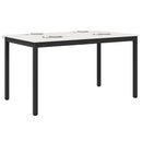 vidaXL Étkezőasztal Fehér 150 x 90 x 75 cm Tömör fenyőfa