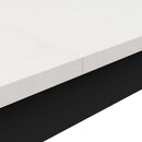 vidaXL Étkezőasztal Fehér 180 x 90 x 75 cm Tömör fenyőfa