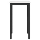 vidaXL Bárasztal Fehér 60 x 60 x 105 cm Tömör fenyőfa