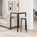 vidaXL Bárasztal Természetes 70 x 70 x 105 cm Tömör fenyőfa