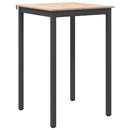 vidaXL Bárasztal Természetes 70 x 70 x 105 cm Tömör fenyőfa