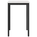 vidaXL Bárasztal Fehér 70 x 70 x 105 cm Tömör fenyőfa