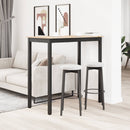 vidaXL Bárasztal Természetes 110 x 55 x 105 cm Tömör fenyőfa