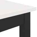vidaXL Bárasztal Fehér 110 x 55 x 105 cm Tömör fenyőfa