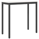 vidaXL Bárasztal Fehér 110 x 55 x 105 cm Tömör fenyőfa