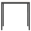 vidaXL Bárasztal Fehér 110 x 55 x 105 cm Tömör fenyőfa