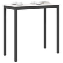 vidaXL Bárasztal Fehér 110 x 55 x 105 cm Tömör fenyőfa