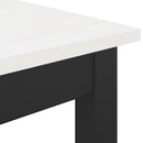 vidaXL Bárasztal Fehér 110 x 110 x 105 cm Tömör fenyőfa