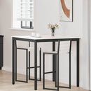 vidaXL Bárasztal Fehér 110 x 110 x 105 cm Tömör fenyőfa