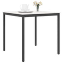 vidaXL Bárasztal Fehér 110 x 110 x 105 cm Tömör fenyőfa