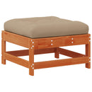 vidaXL Sarokkanapé egységek párnával Viaszbarna 190 x 62 x 70,5 cm