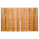 vidaXL Fürdőszoba szőnyeg Egyszínű Barna 80 x 50 cm faszínű