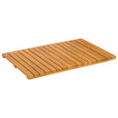 vidaXL Fürdőszoba szőnyeg Egyszínű Barna 60 x 40 cm faszínű