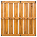 vidaXL Fürdőszoba szőnyeg Egyszínű Barna 50 x 50 cm faszínű