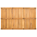 vidaXL Fürdőszoba szőnyeg Egyszínű Barna 80 x 50 cm faszínű