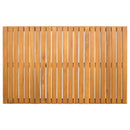 vidaXL Fürdőszoba szőnyeg Egyszínű Barna 80 x 50 cm faszínű