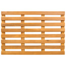 vidaXL Fürdőszoba szőnyeg Egyszínű Barna 100 x 53 cm faszínű