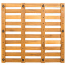 vidaXL Fürdőszoba szőnyeg Egyszínű Barna 100 x 53 cm faszínű