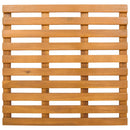 vidaXL Fürdőszoba szőnyeg Egyszínű Barna 100 x 53 cm faszínű