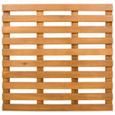 vidaXL Fürdőszoba szőnyeg Egyszínű Barna 50 x 48 x 2,5 cm Tömör Akácfa