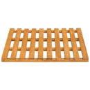 vidaXL Fürdőszoba szőnyeg Egyszínű Barna 100 x 53 cm faszínű