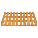 vidaXL Fürdőszoba szőnyeg Egyszínű Barna 50 x 48 x 2,5 cm Tömör Akácfa