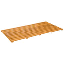vidaXL Fürdőszoba szőnyeg Barna 100 x 53 x 2,5 cm Tömör Akácfa