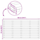 vidaXL Fürdőszoba szőnyeg Barna 100 x 53 x 2,5 cm Tömör Akácfa