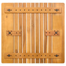 vidaXL Fürdőszoba szőnyeg Egyszínű Barna 59 x 40 cm faszínű