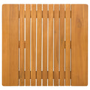 vidaXL Fürdőszoba szőnyeg Egyszínű Barna 59 x 40 cm faszínű