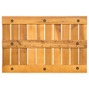 vidaXL Fürdőszoba szőnyeg Egyszínű Barna 60 x 40 cm faszínű