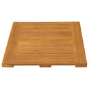 vidaXL Fürdőszoba szőnyeg Egyszínű Barna 60 x 40 cm Tömör Akácfa