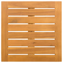 vidaXL Fürdőszoba szőnyeg Egyszínű Barna 50 x 50 cm faszínű