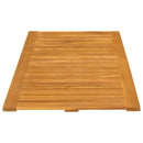 vidaXL Fürdőszoba szőnyeg Egyszínű Barna 100 x 55 cm Tömör Akácfa
