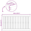 vidaXL Fürdőszoba szőnyeg Egyszínű Barna 100 x 55 cm faszínű