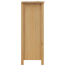 vidaXL Bor szekrény HILL Méz barna 79.5 x 40 x 107.5 cm Tömör fenyőfa