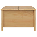 vidaXL Dohányzóasztal HILL Méz barna 79.5 x 79.5 x 49 cm Tömör fenyőfa
